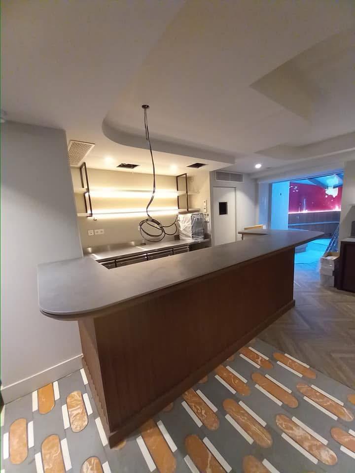 Cucina minimalista in noce Forlì